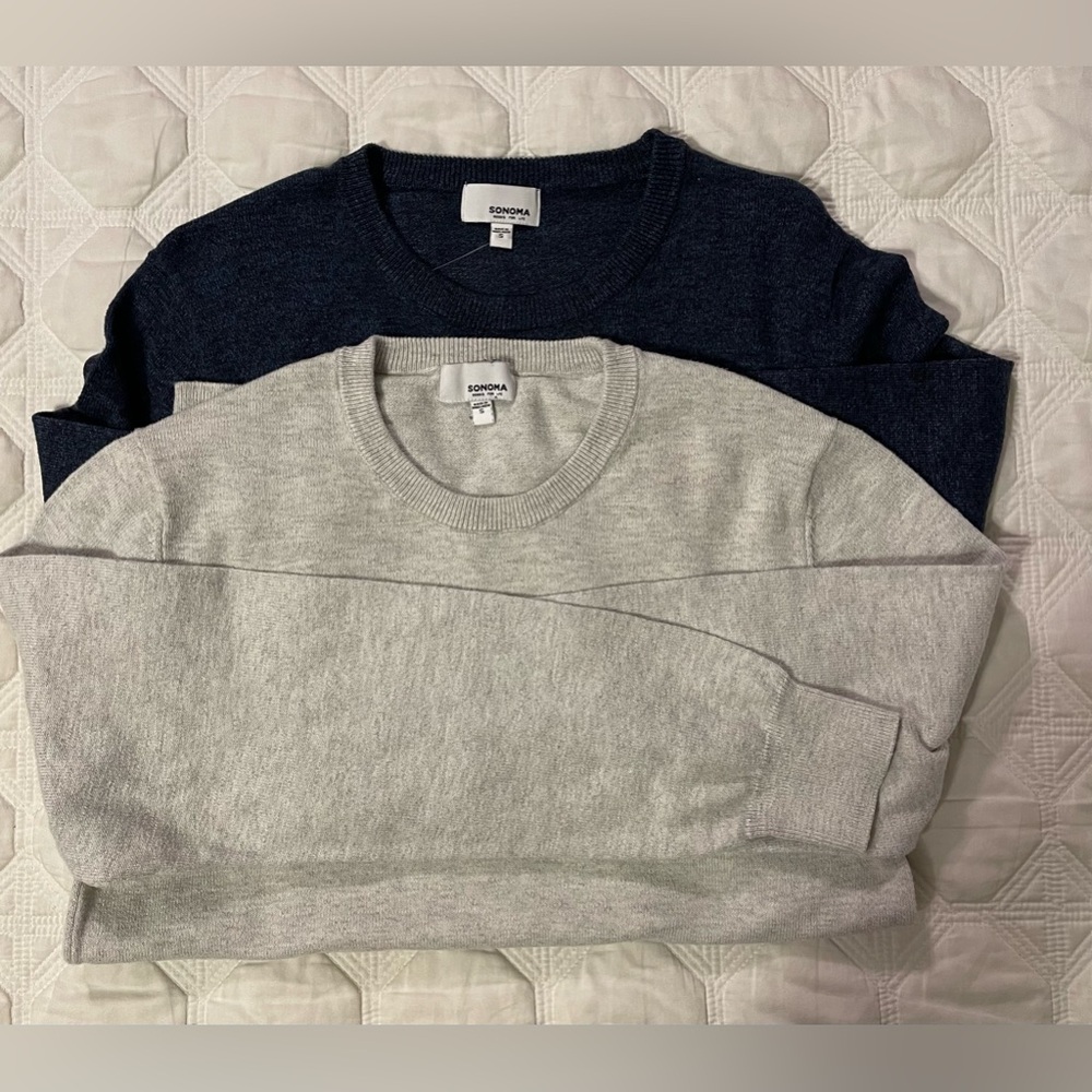 Bundle- 2 Sonoma men’s lightweight sweaters